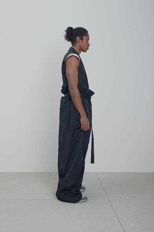 TECH WOVEN OVERSIZED TROUSERS