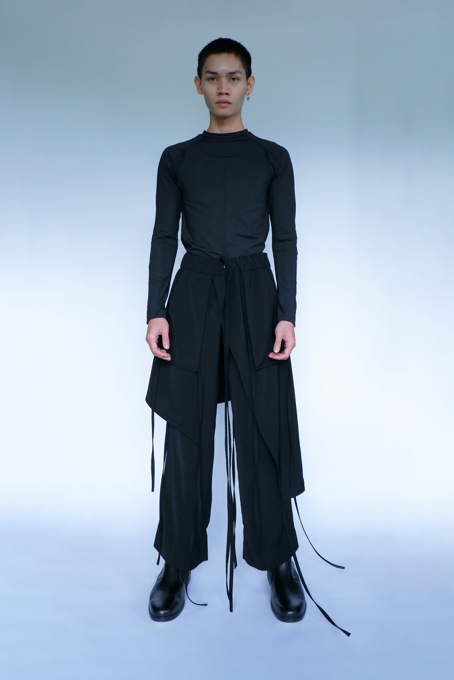 MULTI LAYER STRAIGHT CUT TROUSERS