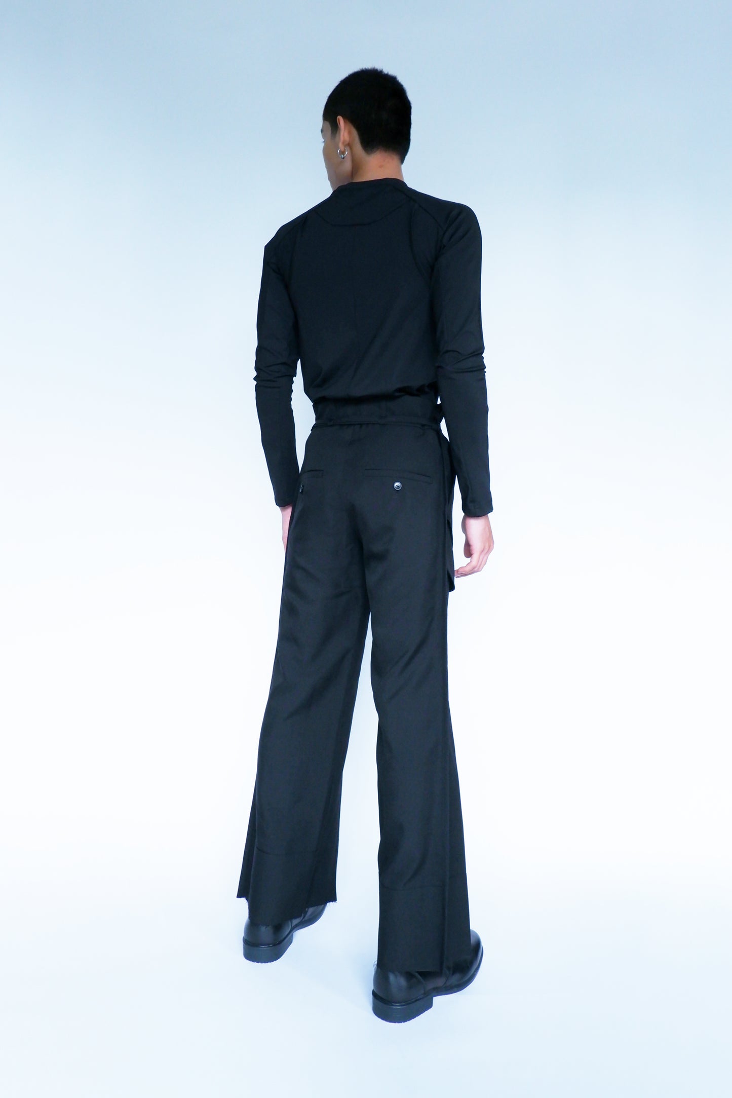 EXPOSED TAILORED TROUSERS