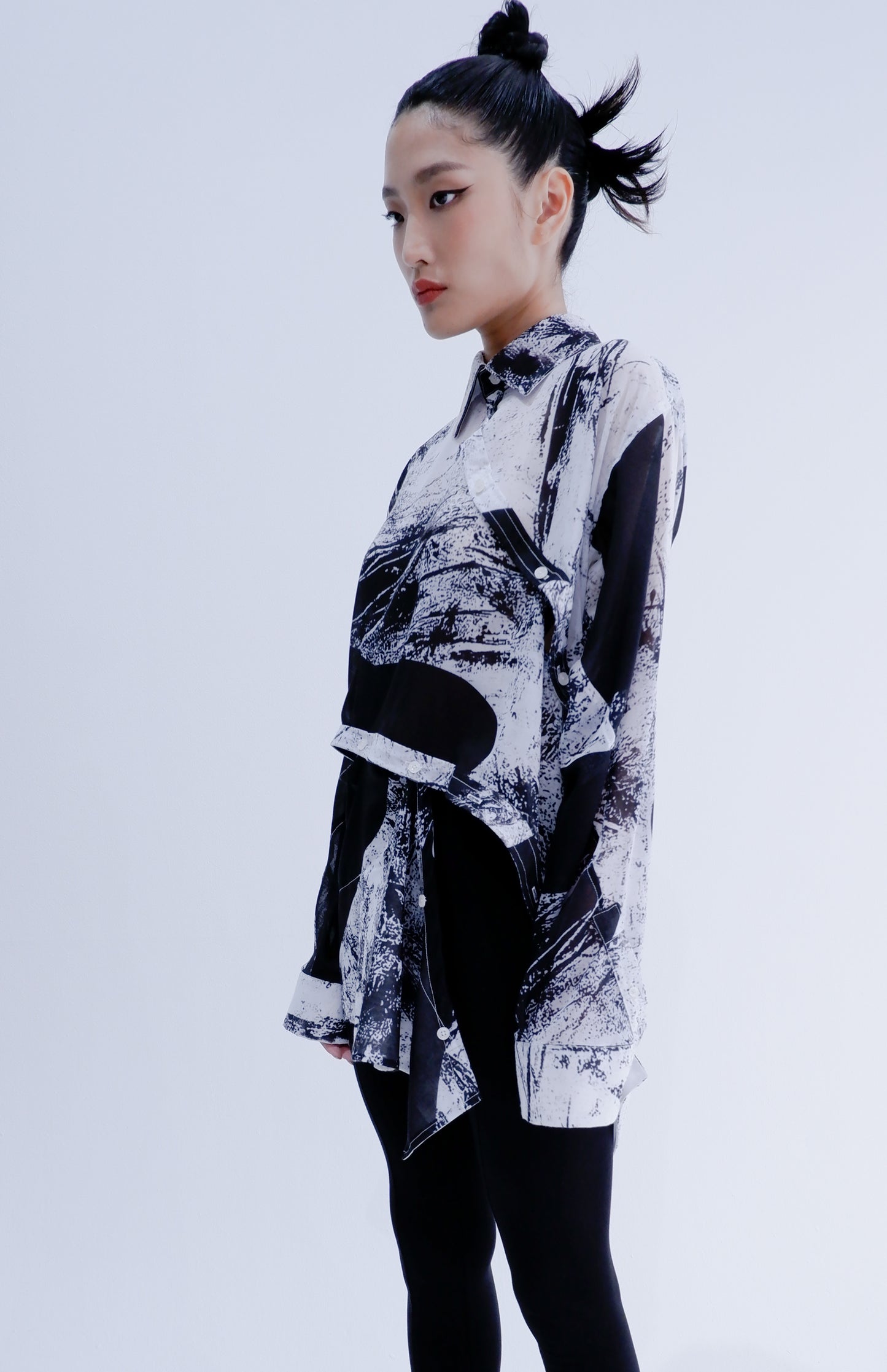 PEISY TING X KITWOO TWISTED L/S SHIRT
