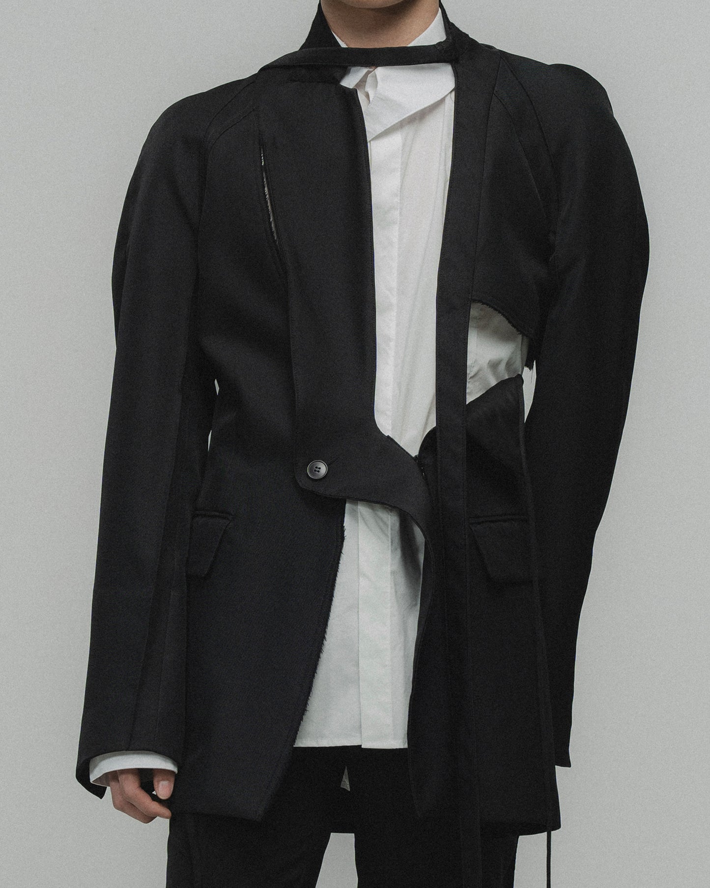 TORN BLAZER