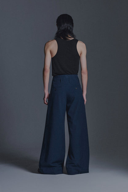 HIGH-WAIST TAILORED TROUSERS