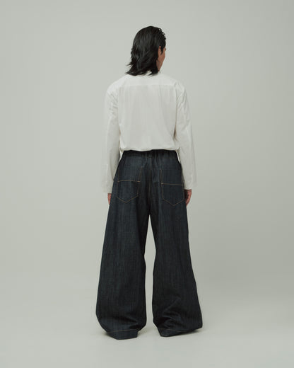 OVERSIZED DENIM TROUSERS