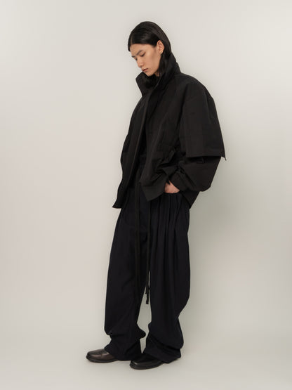 PINCHED BOMBER (BLACK)