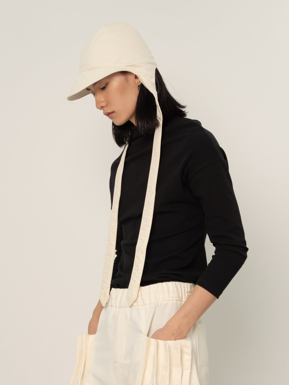 AMELIA PILOT HAT (BONE)