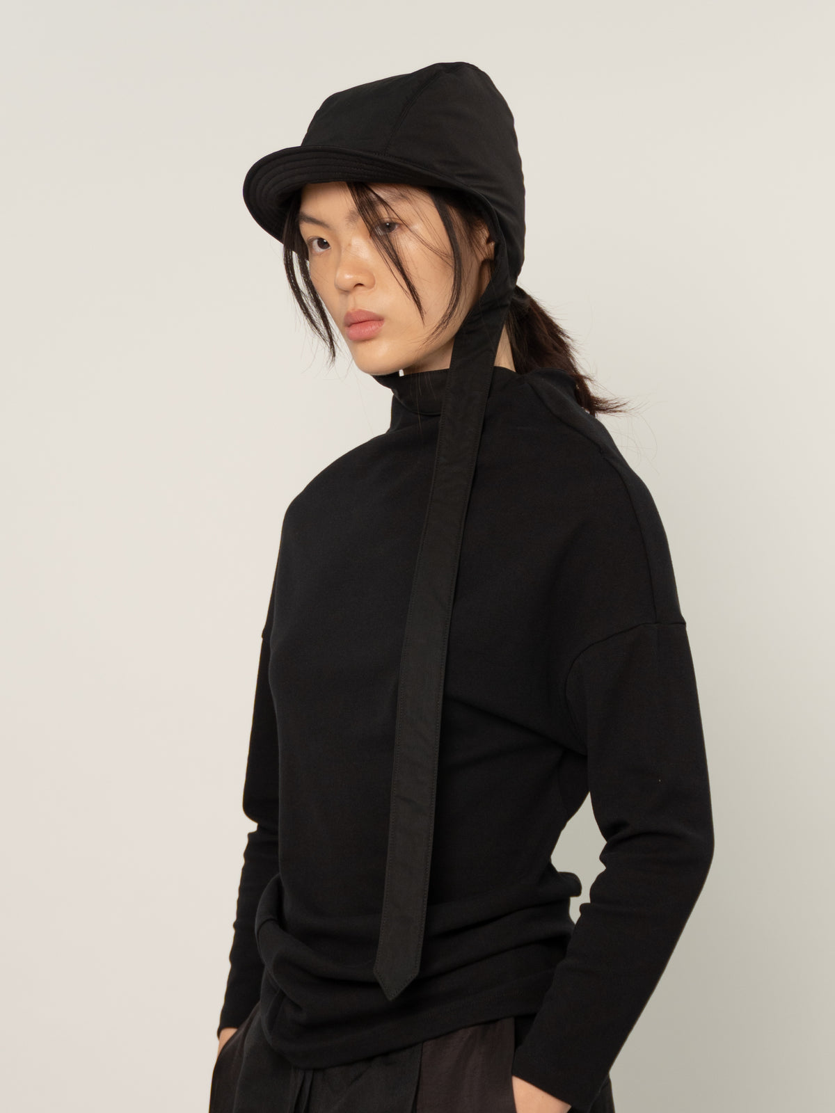 AMELIA PILOT HAT (BLACK)