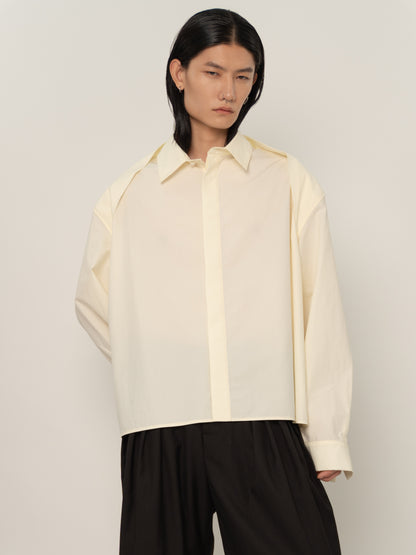 HUNCHED SHIRT (BONE)