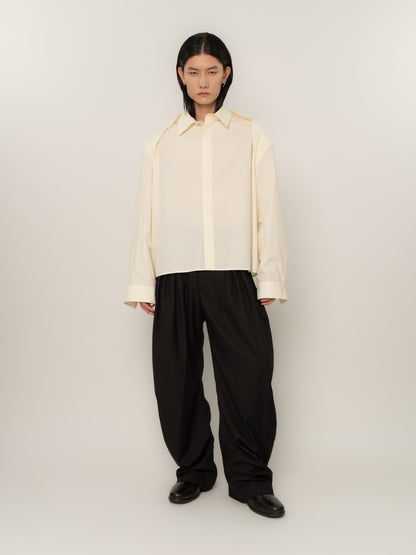 HUNCHED SHIRT (BONE)
