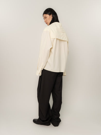 HUNCHED SHIRT (BONE)
