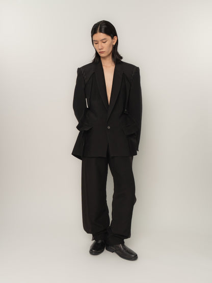 PINCHED BLAZER (BLACK)