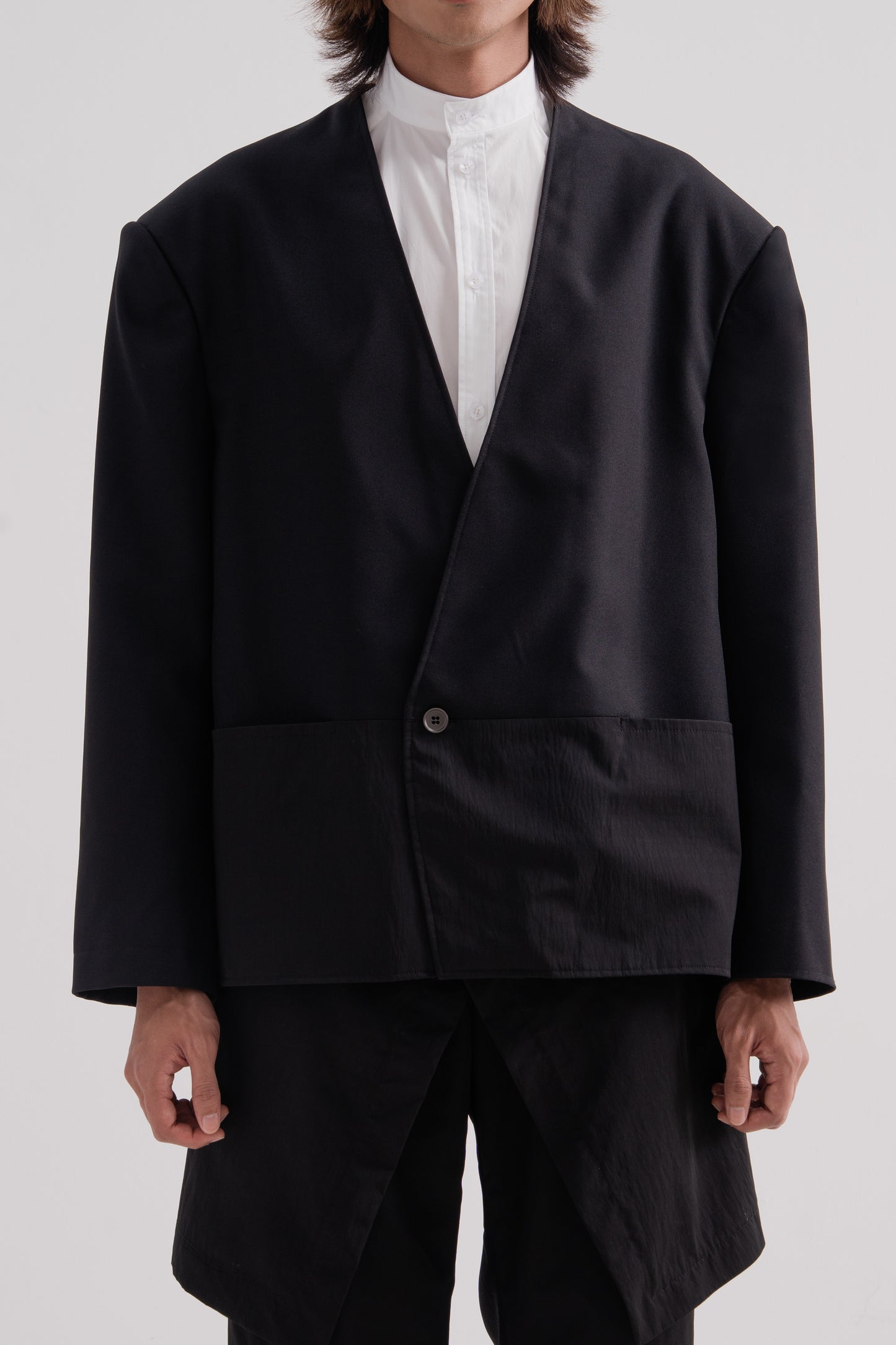 OVERSIZED HYBRID BLAZER