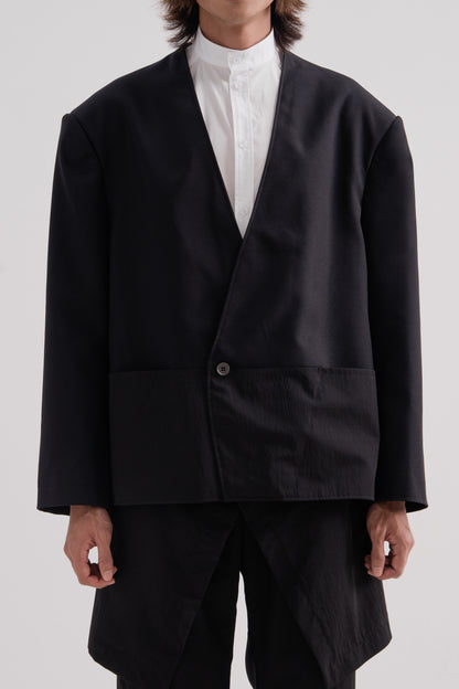 OVERSIZED HYBRID BLAZER