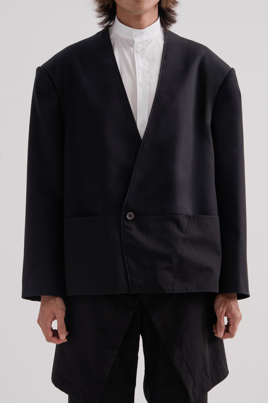 OVERSIZED HYBRID BLAZER