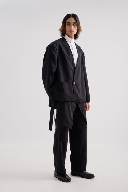 OVERSIZED HYBRID BLAZER