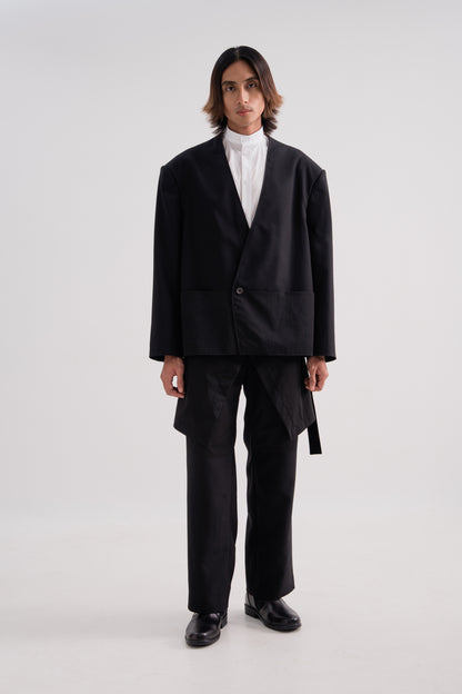 OVERSIZED HYBRID BLAZER