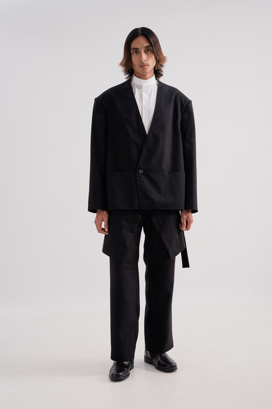 OVERSIZED HYBRID BLAZER